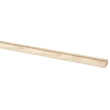 Glaslat grenen 9x15 mm lengte 270 cm