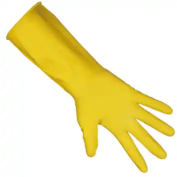 Huishoudhandschoenen rubber maat M