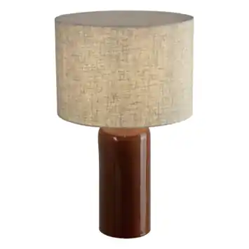 KARWEI tafellamp Iven brique 49xø30cm