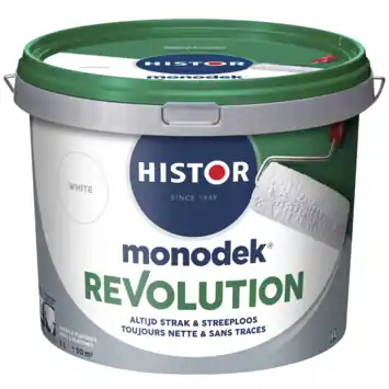 Histor Monodek Revolution muurverf wit 5 liter