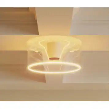 LED lichtbron ring E27 6W 2200K 500LM