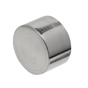 Eindknop Cap voor 28 mm gordijnroede RVS kleur 2 stuks