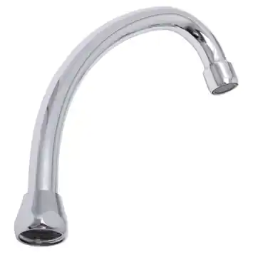 Sanivesk Kraanuitloop voor Wastafelkraan 15cm Chroom