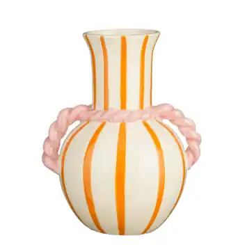 Lito vaas oranje - l18xb14xh22cm