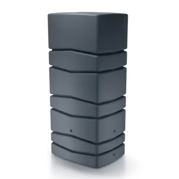 Posperplast regenton Aqua tower 650L antraciet kunststof 58 x 78 x 165 cm