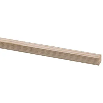 Schaaflat grenen 9x9 mm, lengte 270 cm