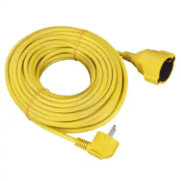 Handson Verlengsnoer Geel 3x1,5mm 20 Meter