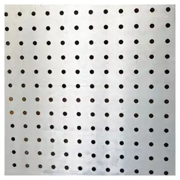 Plaat geperforeerd aluminium brut 500x250x0,8mm
