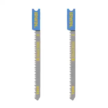 Irwin Pro decoupeerzaagblad grof U-aansluiting voor hout / multiplex - 2 stuks - tot 20 mm