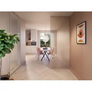 Roomdivider profiel recht 90° natuur eiken 2 stuks