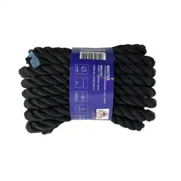 BIROTEX 12MM GEDR ZWART 5MTR