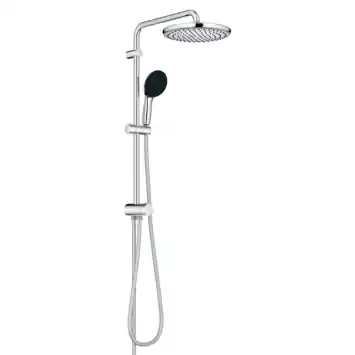 Grohe Douchesysteem Vitalio Start 250 met omstelling Rond, Max. 8,0L/M Bij 3 Bar Chroom - hartafstand kraan 15 cm