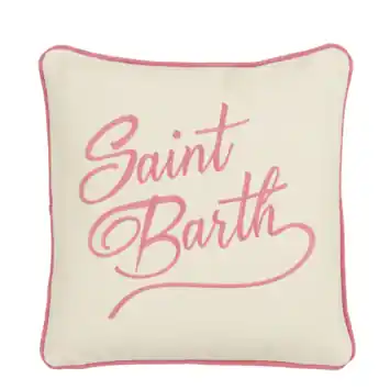 Kussen roze Saint Barth - l45xb45xh10cm
