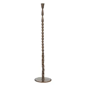 Kandelaar bruin - h63xd13,5cm