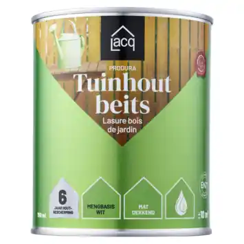 Lacq Produra Tuinhout beits mat 750 ml