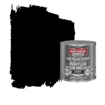 Rust-Oleum metaalverf satin RAL9005 250 ml