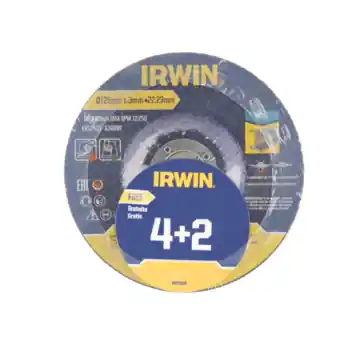 Irwin haakse slijper doorslijpschijven voor metaal - 6 stuks - Ø125 x 3 mm