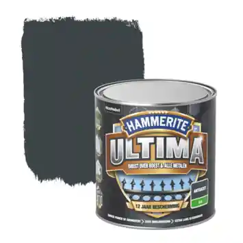 Hammerite Ultima matte metaallak 250ml Antraciet RAL7016