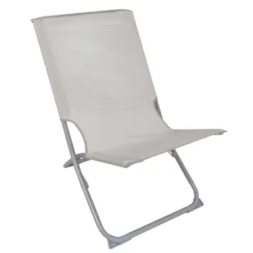Klapstoel zand/beige opvouwbaar 73 x 51,5 x 74 cm