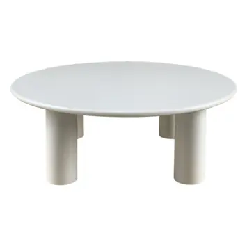 KARWEI bijzettafel Oskar greige MFD hout Ø 80 cm