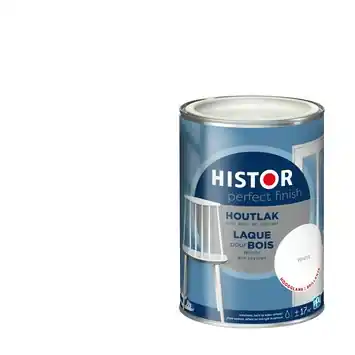 Histor Perfect Finish houtlak hoogglans wit 1,25 liter
