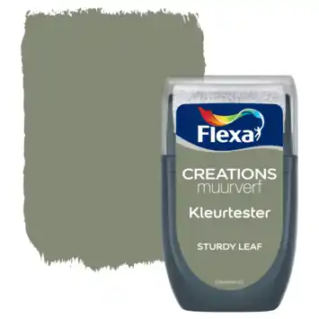 Flexa Creations muurverf kleurtester mat sturdy leaf 30 ml