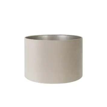 Lampenkap velours zand Ø40x25cm
