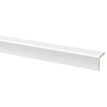 Hoeklat MDF zelfklevend 20x20 mm lengte 260 cm gegrond
