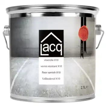 Lacq vloerolie X10 2,5 liter