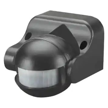 Q-LINK Bewegingsmelder opbouw wand-/plafondmontage 180° IP44 zwart
