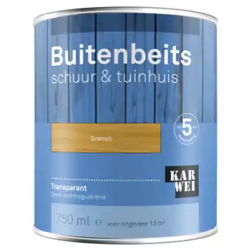 KARWEI buitenbeits schuur & tuinhuis transparant grenen 750 ml