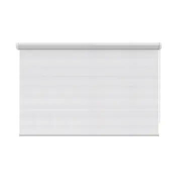 KARWEI duo rolgordijn lichtdoorlatend wit (kleurnr. 4500) 180x210 cm (bxh)