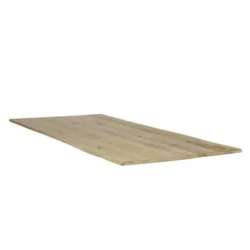 WOOOD tafelblad Tablo boomstam eikenhout 30 mm 200 x 90 cm