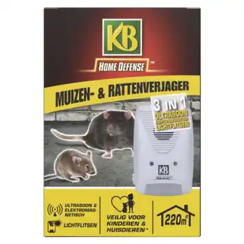 HOME DEFENSE® muizenverjager en rattenverjager 3-in-1 220 m²