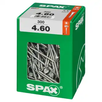 Spax schroef T-Star Plus geel 4x60 mm 300 stuks