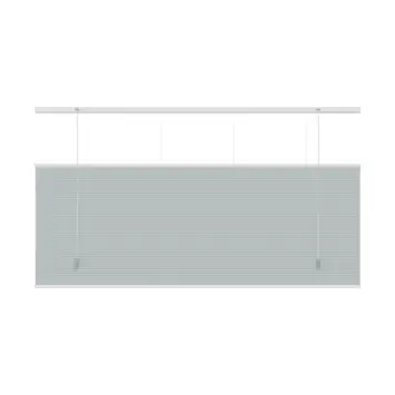 KARWEI dubbel plisségordijn lichtdoorlatend grijs (kleurnr. 6006) 200x180 cm (bxh)