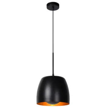 Lucide hanglamp Nolan zwart Ø24 cm
