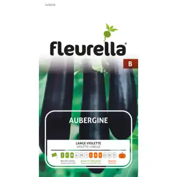 Fleurella zaden aubergine