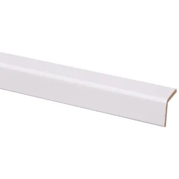 Hoeklat MDF zelfklevend 27x27 mm lengte 260 cm gegrond