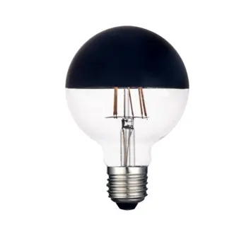 Handson LED Globe E27 8W=24W 245LM Mat zwart kopspiegel