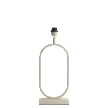 Lampvoet Fleur beige  20x10x45 cm