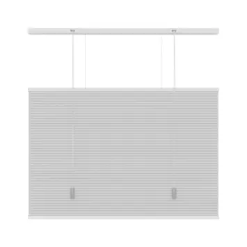 KARWEI dubbel plisségordijn lichtdoorlatend wit (kleurnr. 6001) 60x220 cm (bxh)