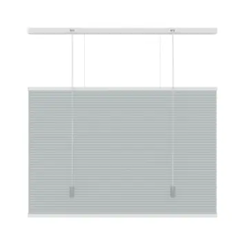 KARWEI dubbel plisségordijn lichtdoorlatend grijs (kleurnr. 6006) 60x180 cm (bxh)