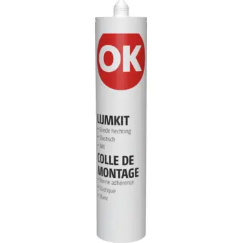 OK lijmkit wit 300 ml