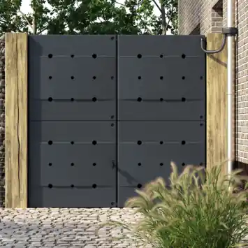Rainblock regentonschutting 165 L zwart kunststof 90x25x90 cm 2 stuks