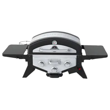 Jamestown Braxton gasbarbecue tafelmodel metaal zwart 46 x 33 cm