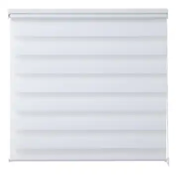 OK duo rolgordijn lichtdoorlatend wit 80x150 cm (bxh)