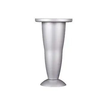 Duraline meubelpoot kunststof aluminium verstelbaar 12,8-13,8 cm