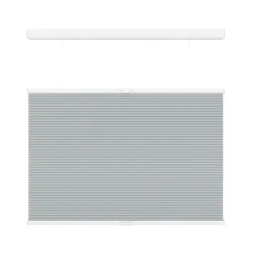 KARWEI dubbel plisségordijn met greepbediening lichtdoorlatend lichtgrijs (kleurnr. 6006) 120x180 cm (bxh)
