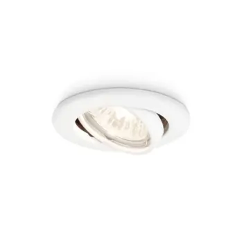 Philips inbouwspot 1X50W richtbaar wit
